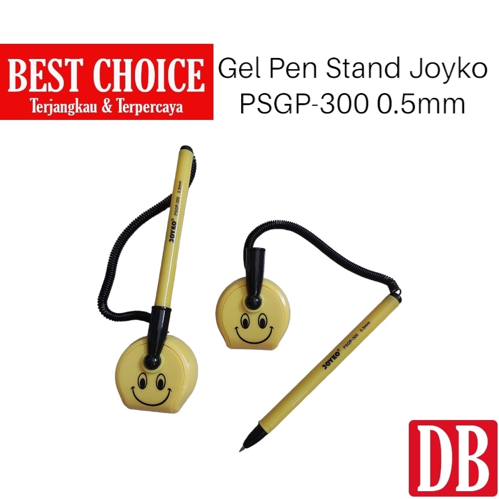 

Ballpoint / Pulpen Gel Stand / Pen Gel Berdiri Joyko PSGP-300 0.5mm Hitam