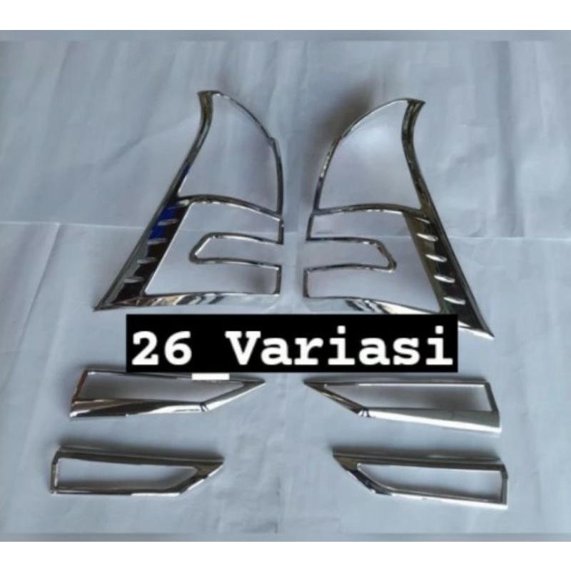 List Garnish Lis Lampu Belakang All New Avanza Xenia Veloz 2019-2021 Chrome