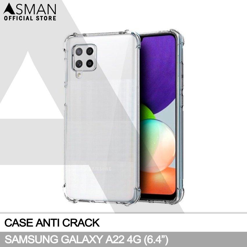 Anti Crack Samsung Galaxy A22 4G (6.4) | Soft Case Anti Bentur - Clear