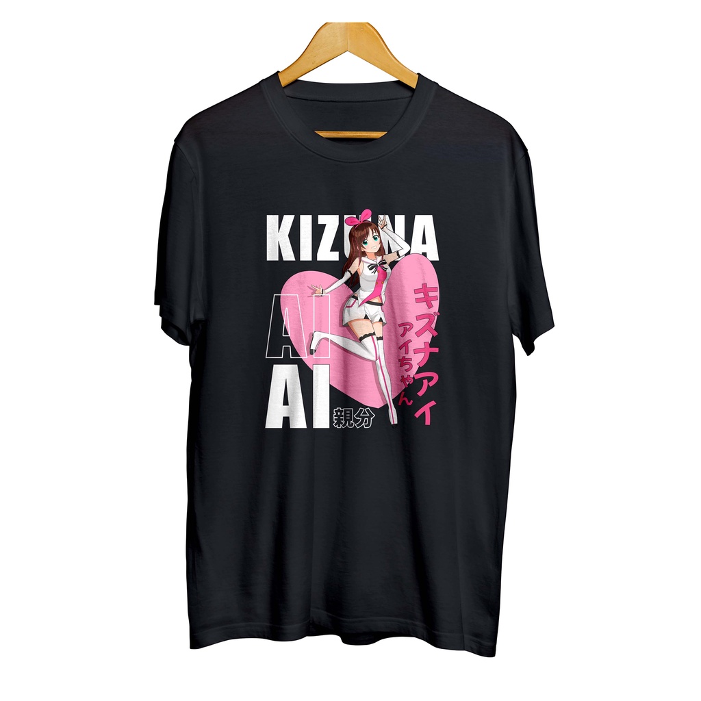 Kaos distro infinite anime vtuber KIZUNA AI - material combed 30s