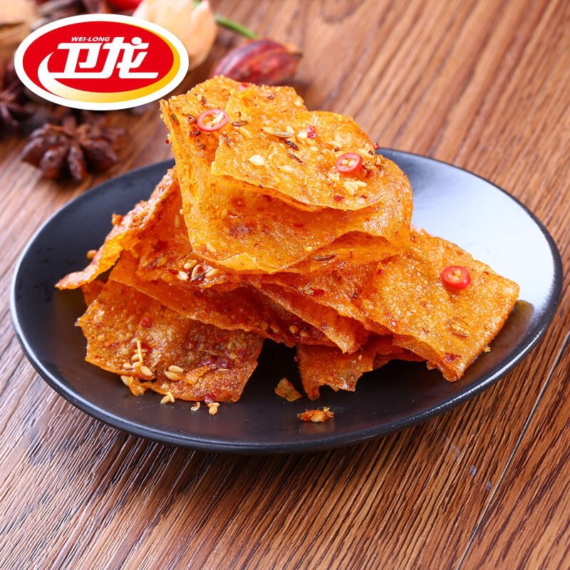 WeiLong Ruan Dou Pi - Tofu Skin - Kulit Tahu Lembek 卫龙软豆皮