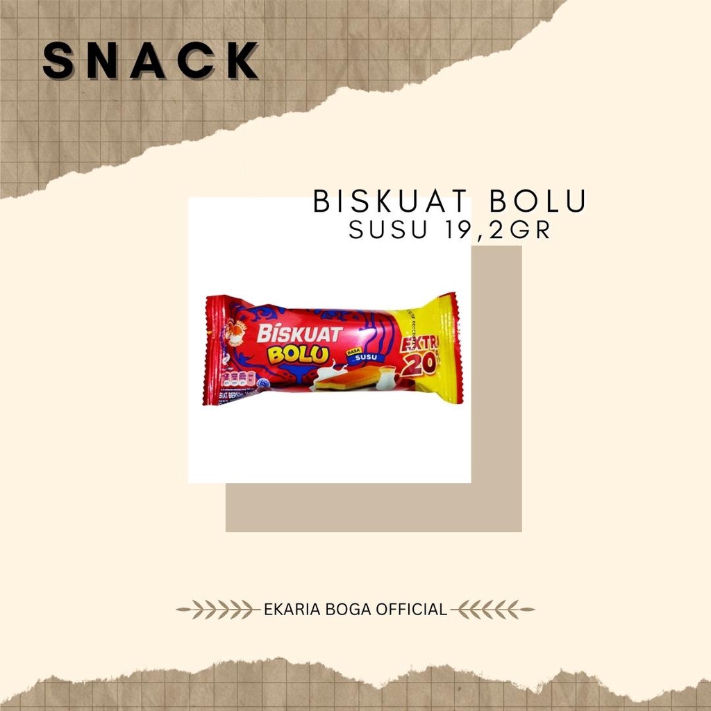 SNACK | BISKUAT | BISKUAT BOLU | BISKUAT BOLU SUSU 19,2GR