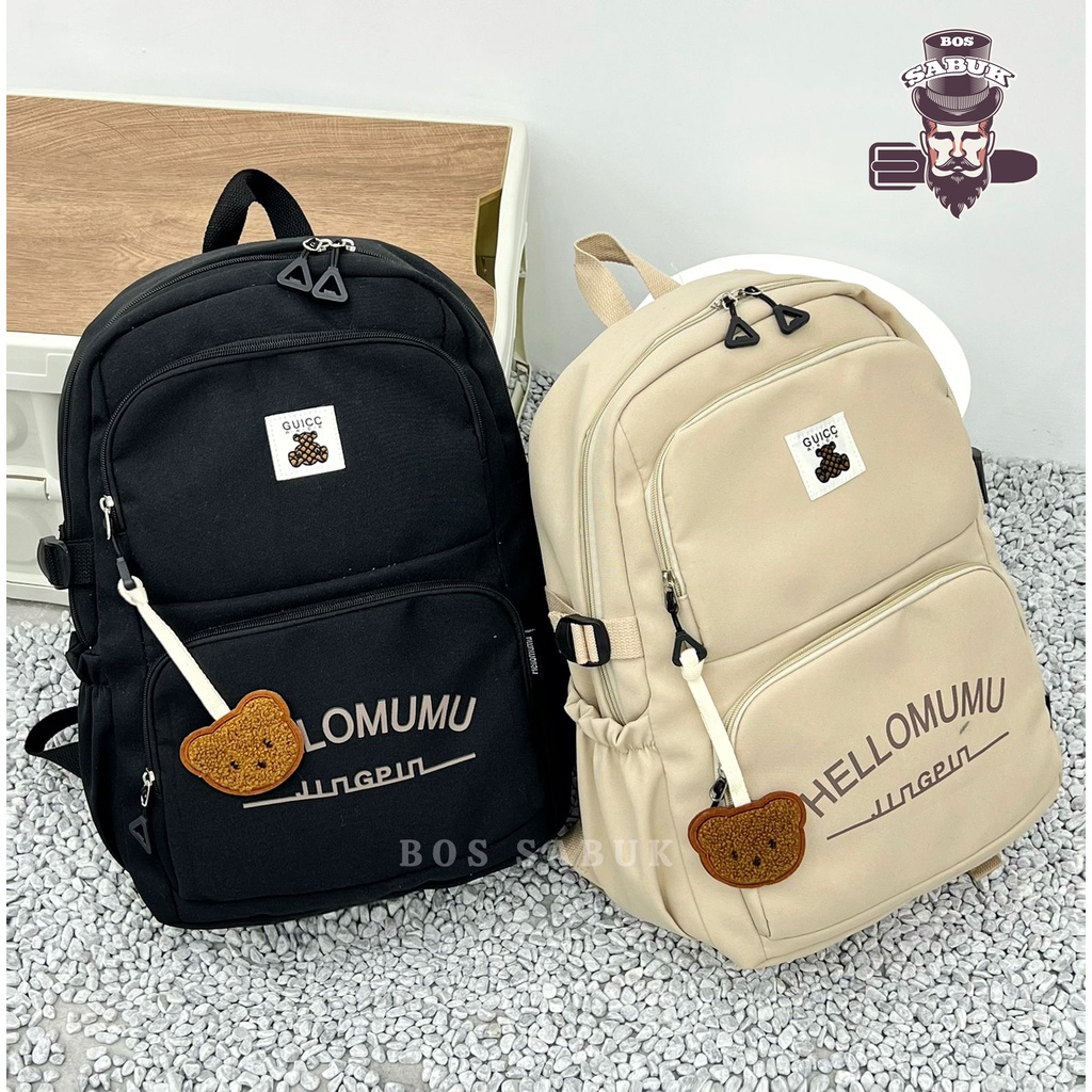 Bag Tas Ransel Wanita Ala Korea Multifungsi School Backpack Perempuan Stylish-BS292