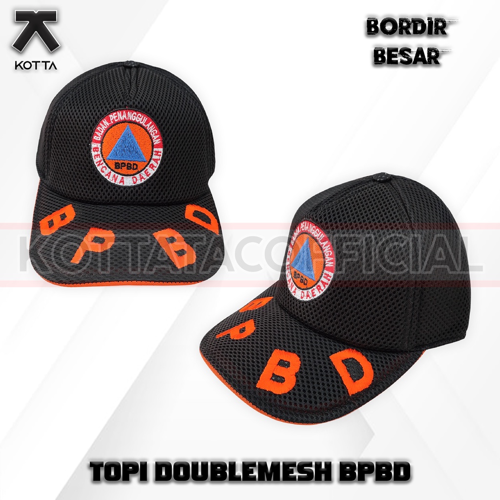 TOPI JALA BPBD HITAM - TOPI BPBD BERKUALITAS - TOPI BPBD ORANGE - TOPI BASARNAS - TOPI TIM SAR