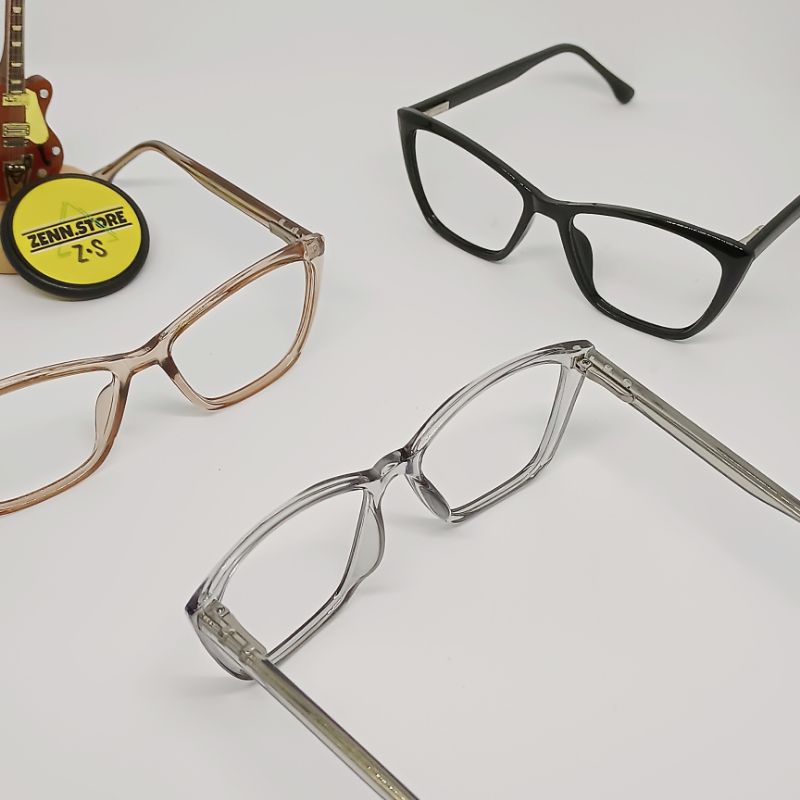 Frame Kacamata Minus Cat Eye KUKAZA Size 54-18-140 TTIN