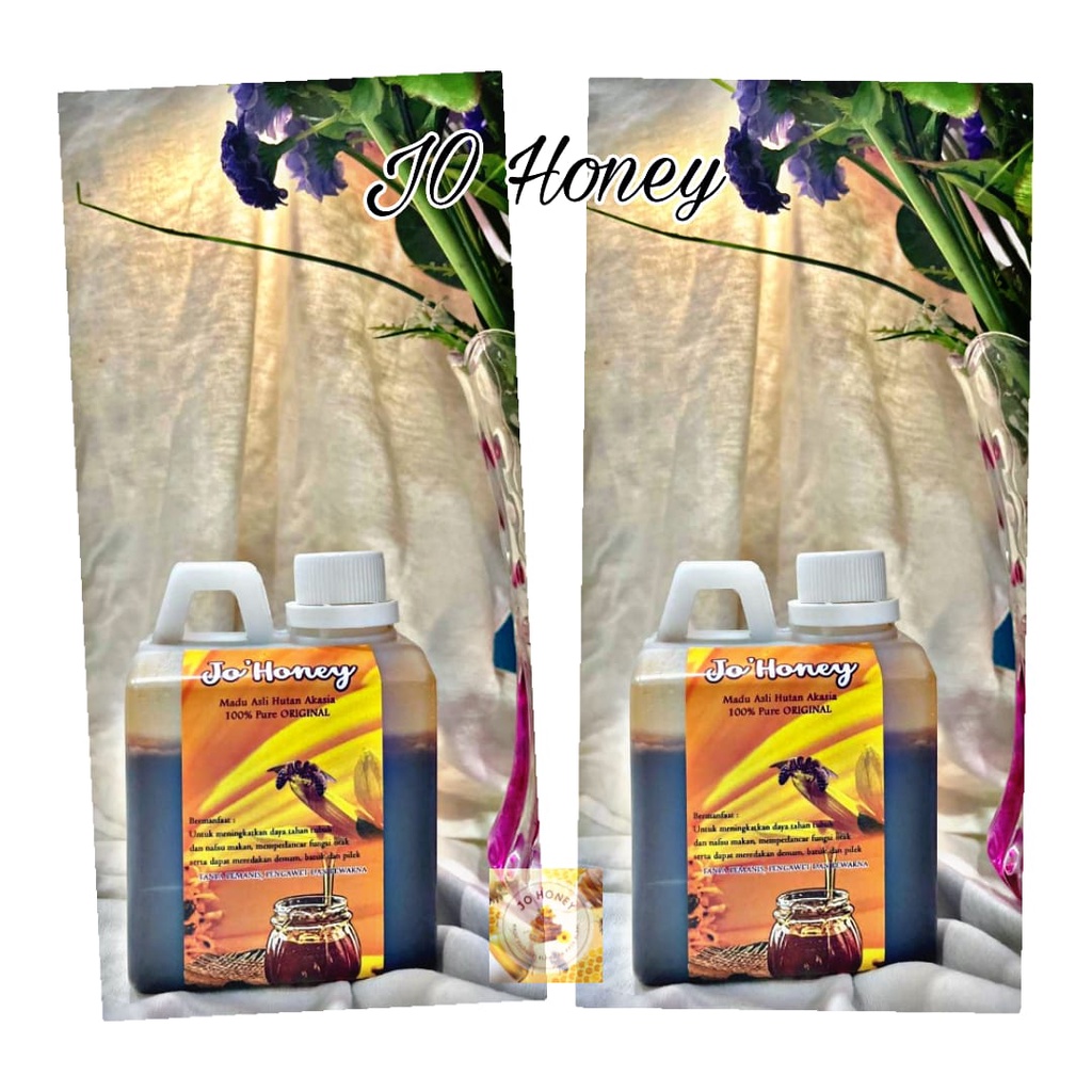 

Madu Asli JO Honey Paket 2 Botol 500 ML