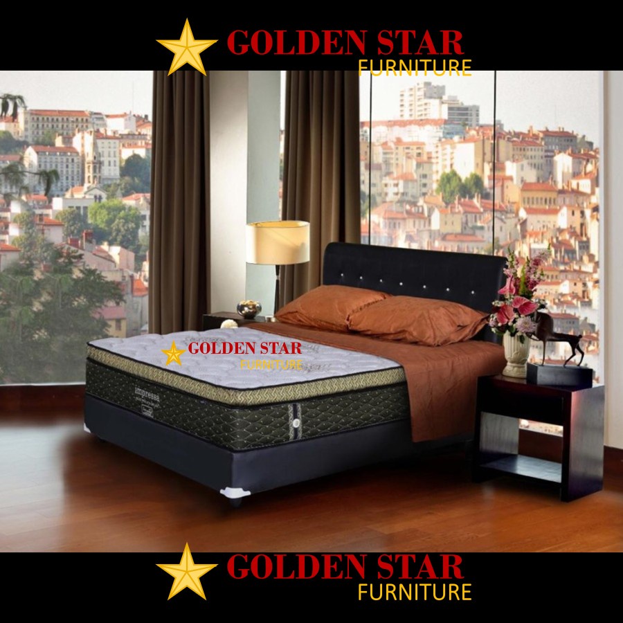 SET / Kasur LATEX POCKET Impressa ELITE spring bed 160/180 springbed