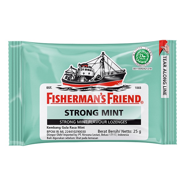 

FISHERMENS FRIEND STRONG MINT HIJAU 25 GR - PERMEN