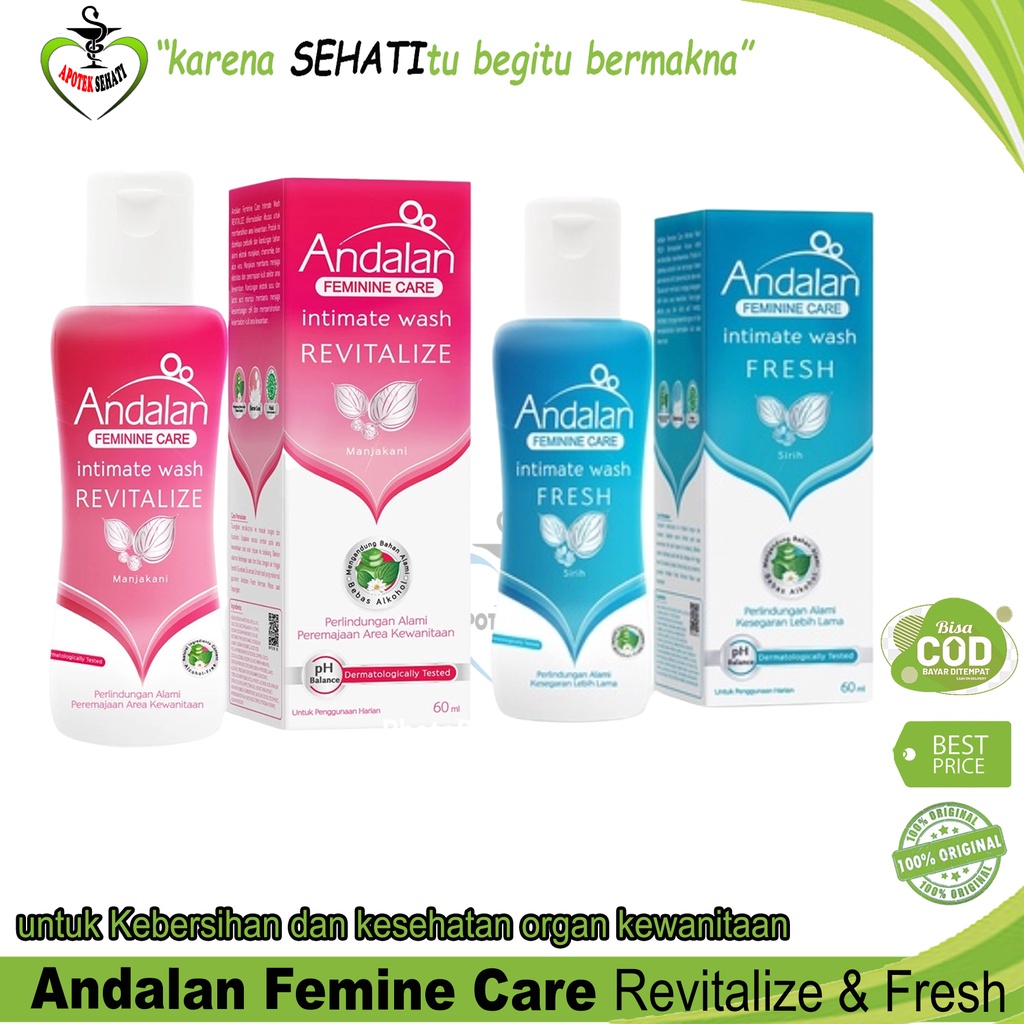 Sabun Andalan Feminine Care 60ml Intimate Wash Pembersih Kewanitaan