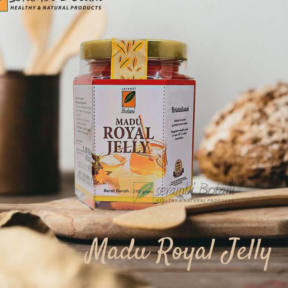 

➢ Asli Murni Royal Jelly 240 gram Serambi Botani Standar Internasional ℮
