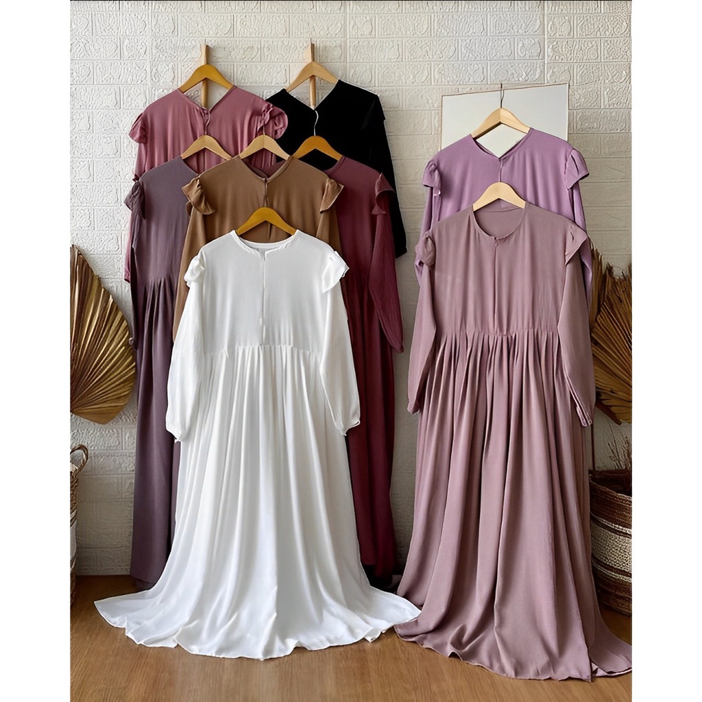 DUTA FASHION | Rizwana Lidya Dress Gamis Muslim Wanita