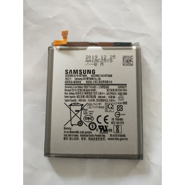 baterai samsung a51 copotan