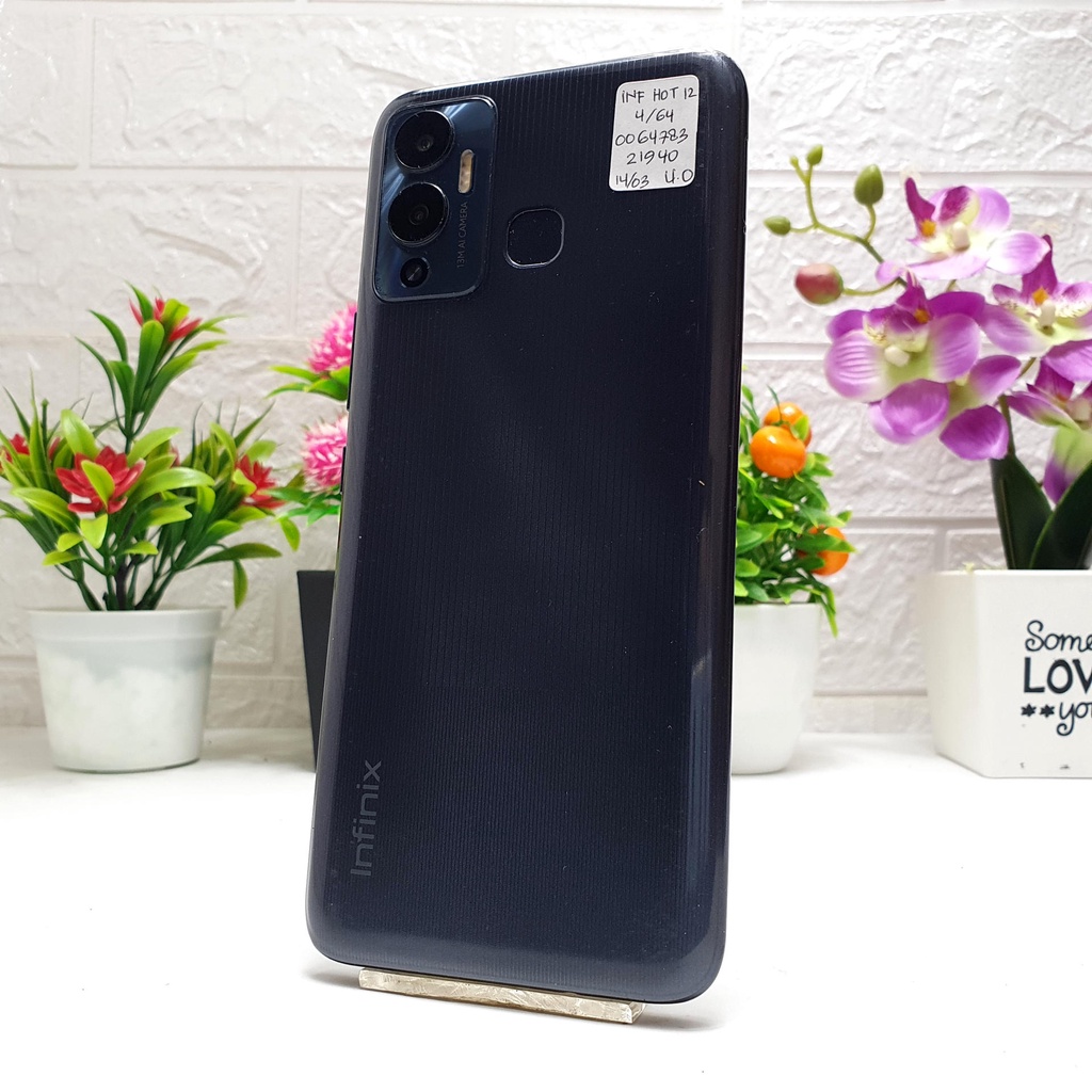 Infinix HOT 12 Play NFC 4/64GB Bekas Second Eks Grs Resmi