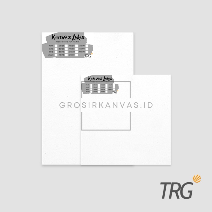 

Grosir Kanvas Lukis TRG - Canvas Board TRG Ukuran 10x10 15x15 20x20 20x30 ~ 30x30 cm