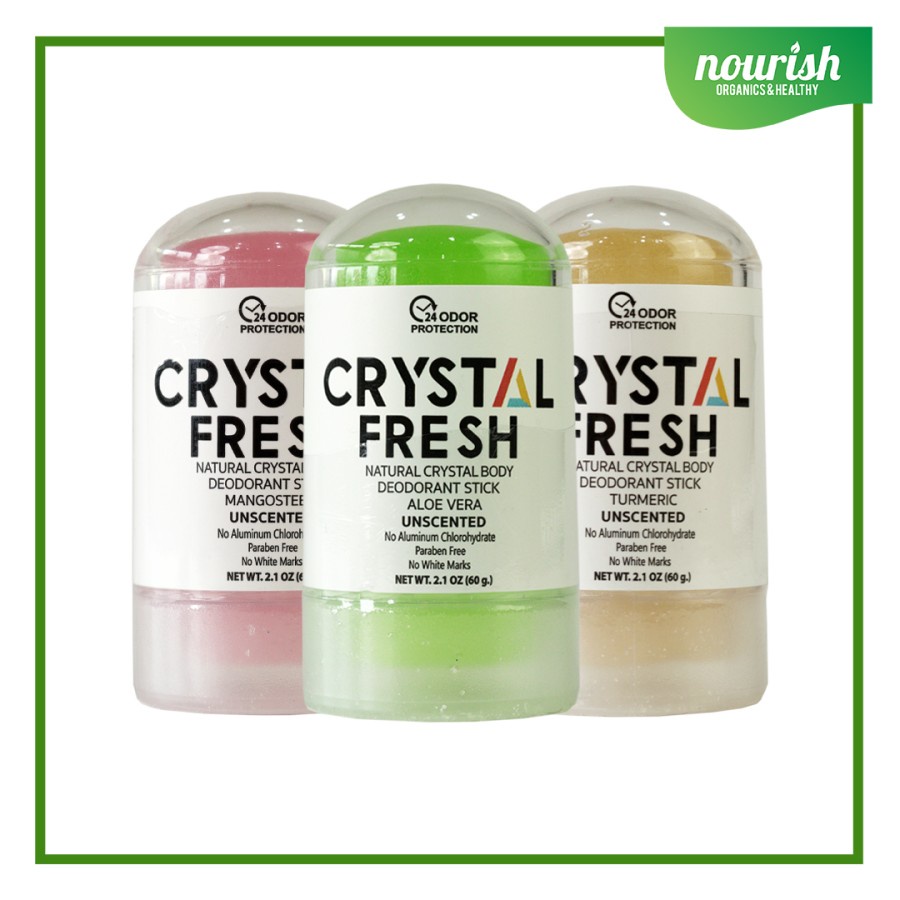 CRYSTAL FRESH Natural Body Deodorant Stick UNSCENTED