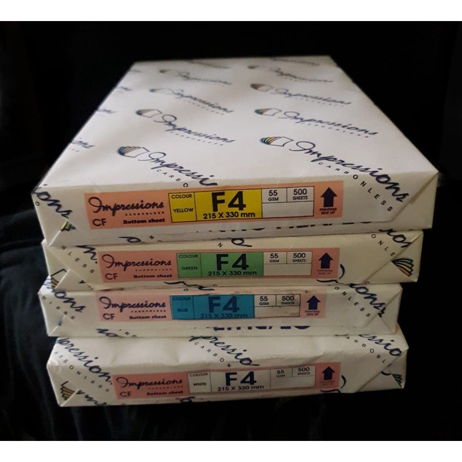 

Kertas NCR Impression Bottom All Warna | per rim