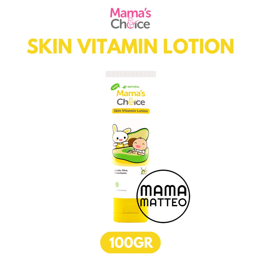 MAMA'S CHOICE Baby Skin Vitamin Lotion 100gr / Mamas Choice Cream Krim Lotion Kulit Bayi