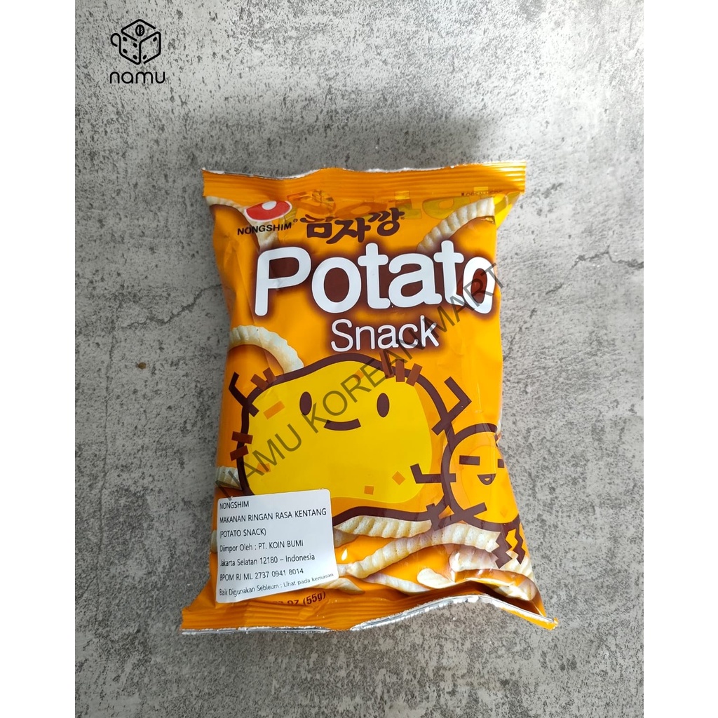 

Potato Snack Nongshim 55gr ASLI ORIGINAL KOREA Snack Jajan Makanan Korea