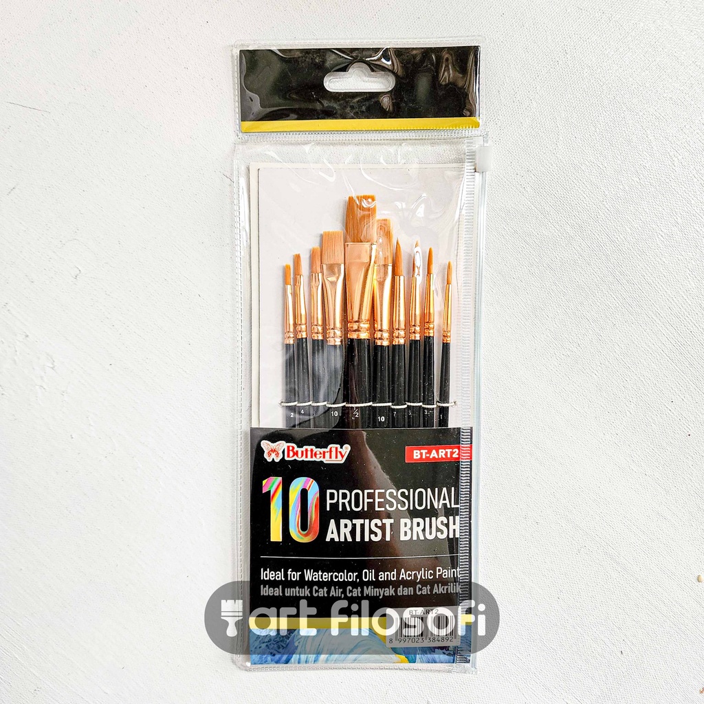 

RB Butterfly Paint Brush Set BT-ART2 Kuas Lukis