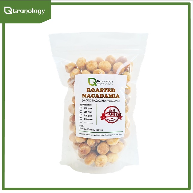 Kacang Macadamia Panggang / Roasted Macadamia (500 gram) by Granology