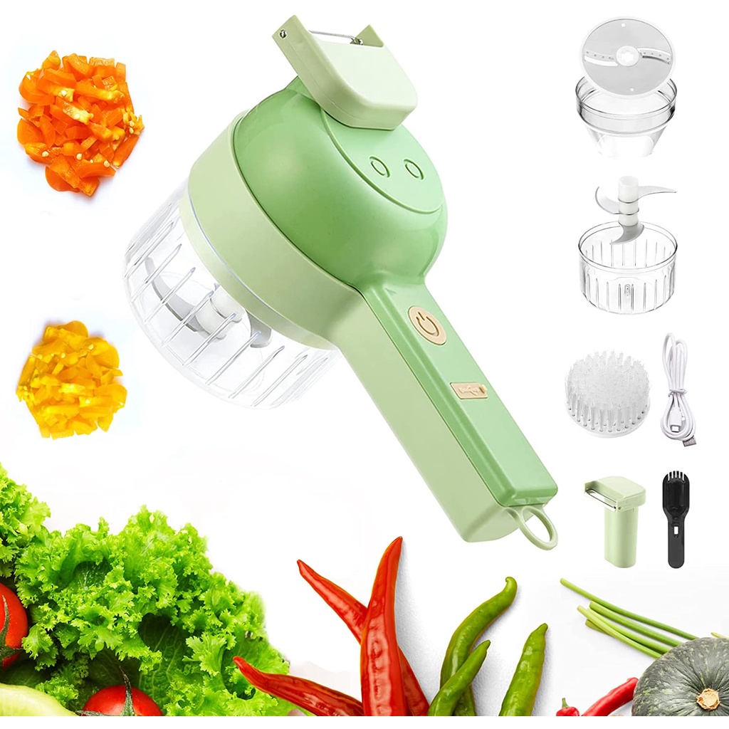 FOOD COPPER 4IN 1 BLENDER MINI PORTABLE PAKAI CAS PEMOTONG BAWANG CABE OTOMATIS