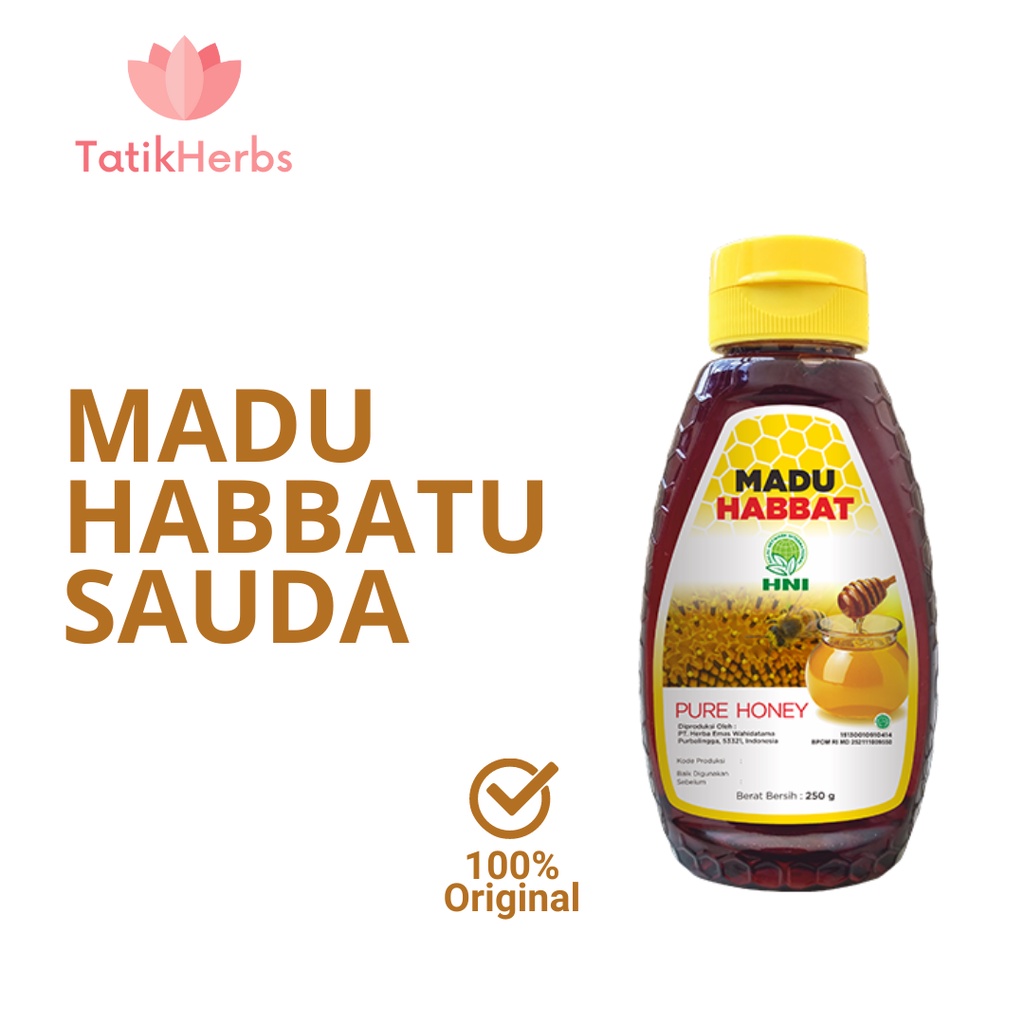 

HNI Madu Plus Extra Habbatussauda Alami 250g