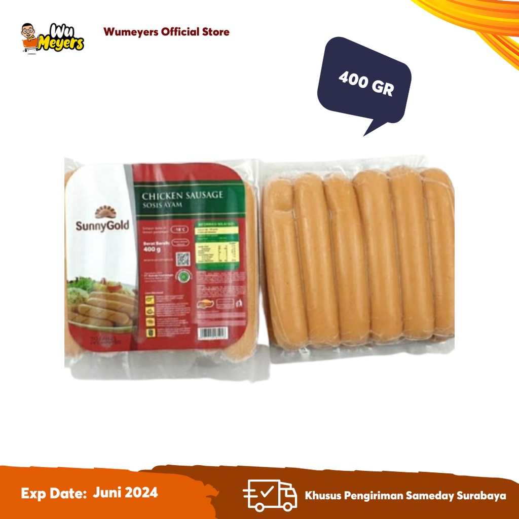 

Sosis Ayam Sunny Gold 400 gram