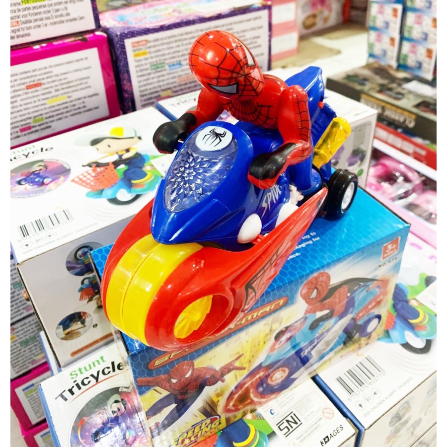Mainan Spiderman Motor Racing / Spiderman Speed Racing 939