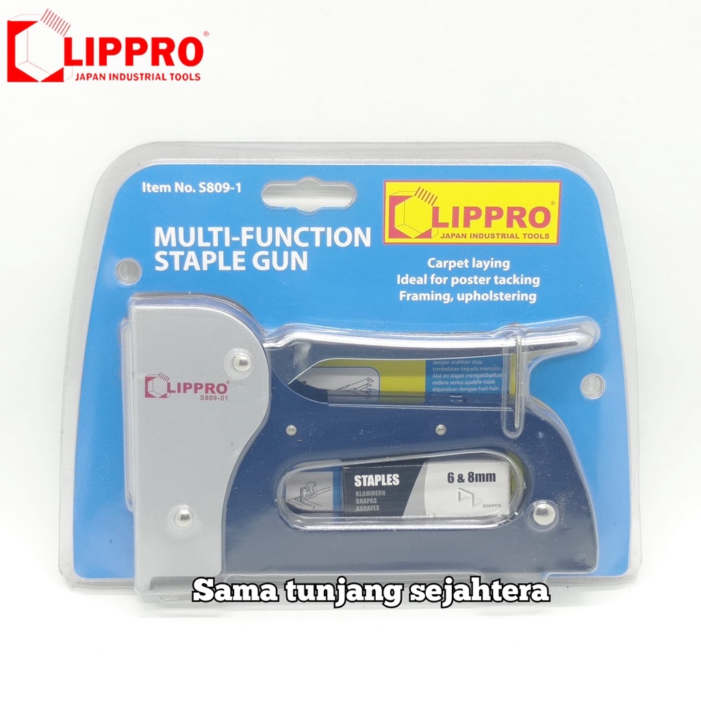 

LIPPRO STAPLES GUN MULTI FUNCTION