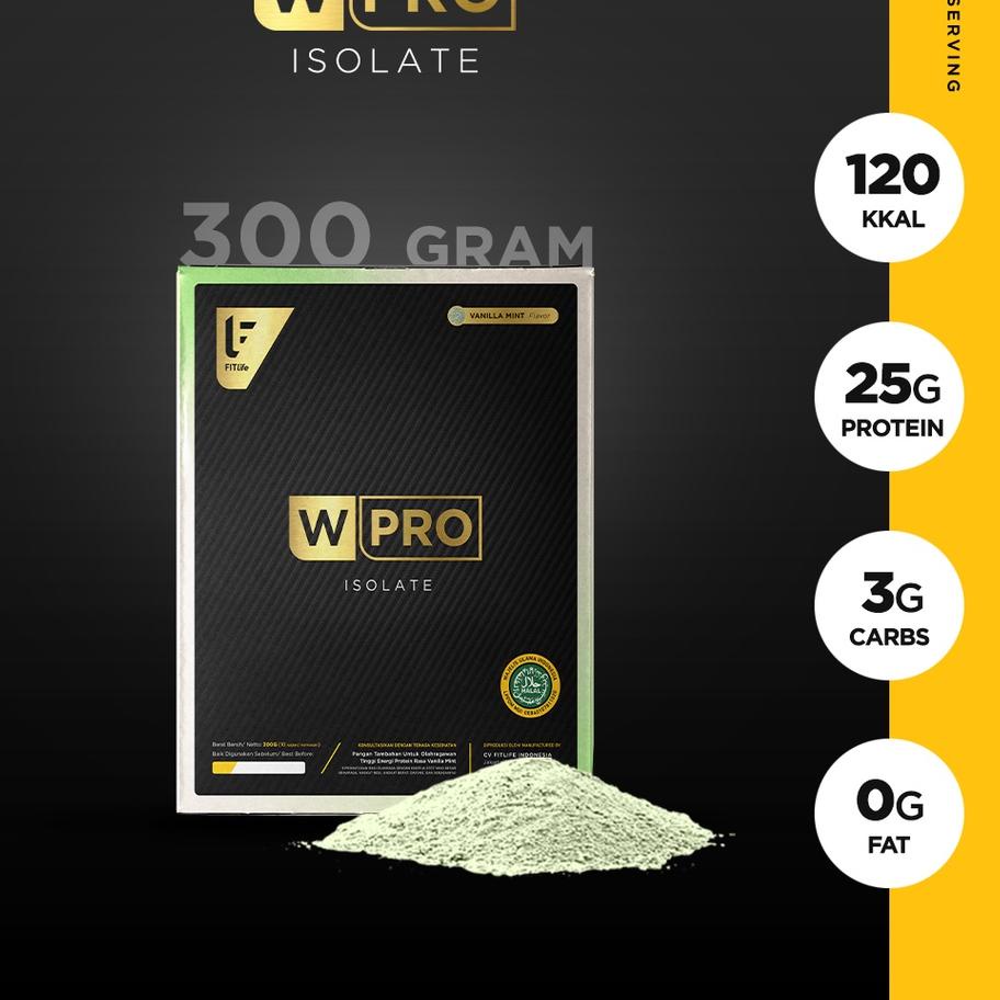 ✫ FITlife - WPRO ISO Vanilla Mint  | WHEYPRO ISO 300 gram Whey Protein Isolate FITlife ❉