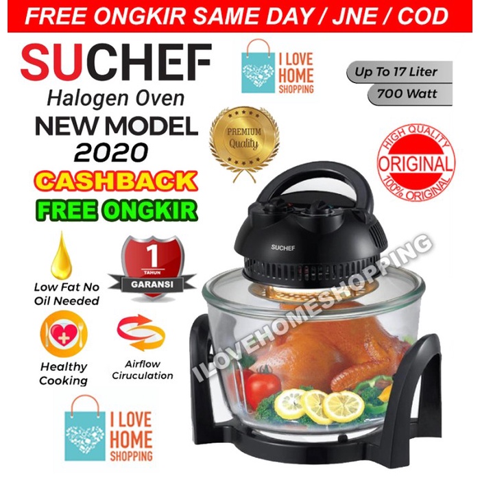 [Fryer] Suchef Halogen Air Fryer Oven 7 In 1 Multifungsi [Dapur]
