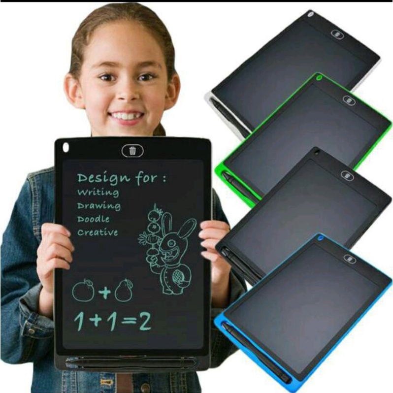 TERBARU LCD Writing Tablet Papan Tulis LCD Papan Gambar Hapus Papan Tulis Anak LCD Drawing Writing