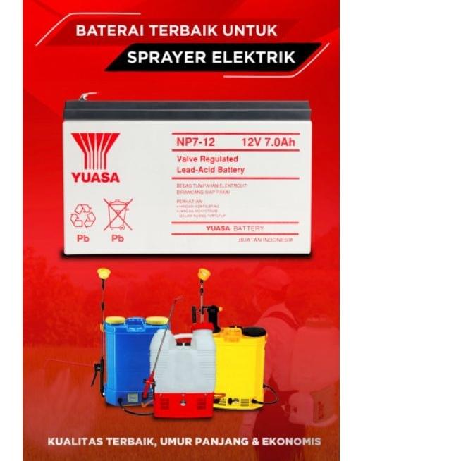 ✤ Yuasa NP7-12, Batery Yuasa 12Vdc/7Ah ✬