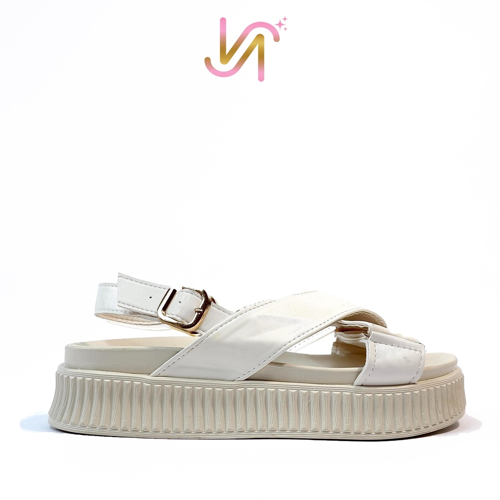 Nadilastuff Oriental Platform Sandal Hak 5 cm Wanita Premium