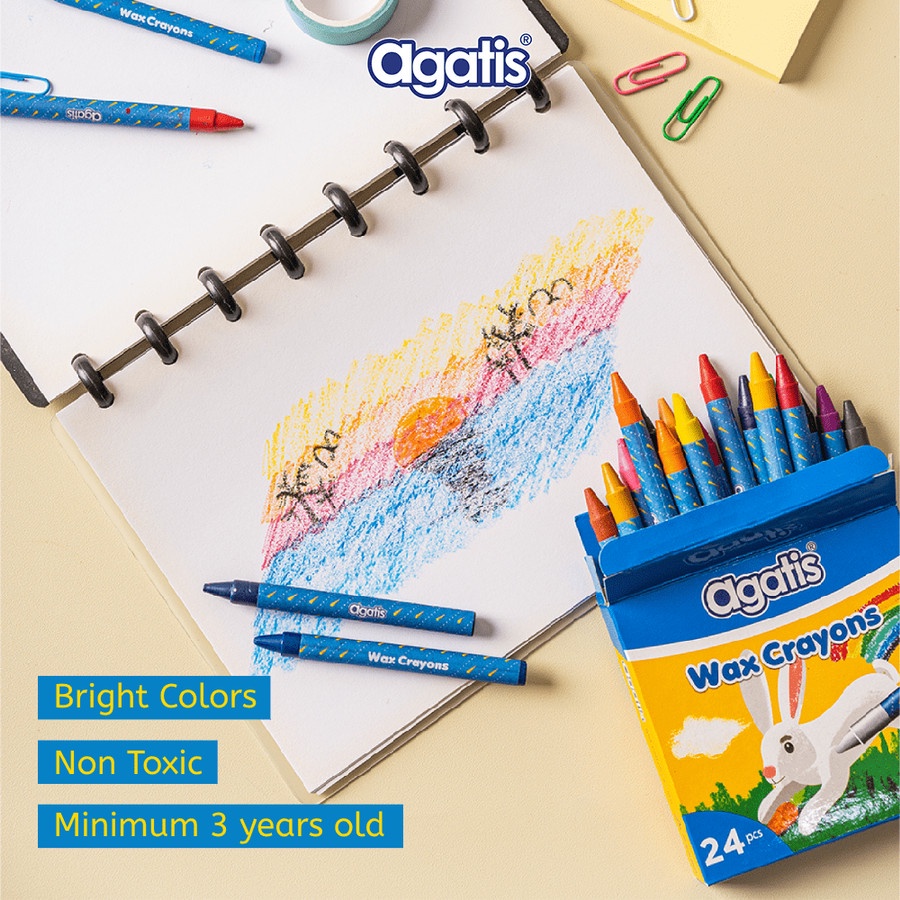 

Wax Crayon isi 24 #Agatis