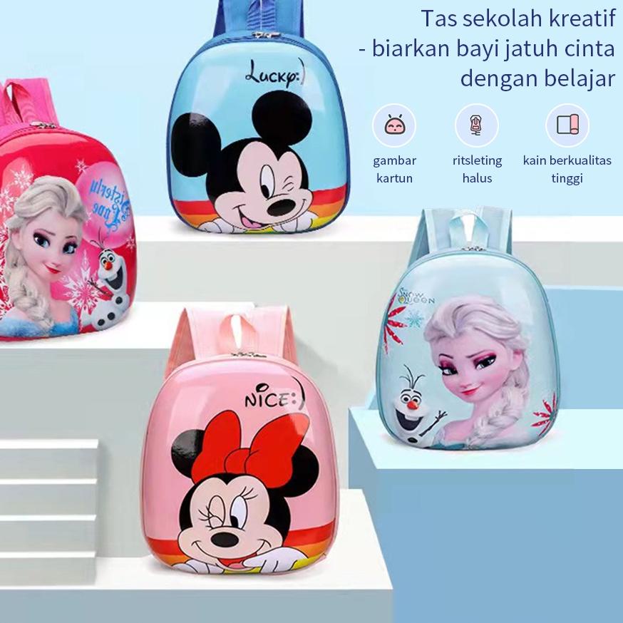 ➺ Tas Sekolah Anak-Anak Tas Ransel Telur Anak Karakter Tas Anak Frozen Tas Sekolah Tk Pendidikan Dis