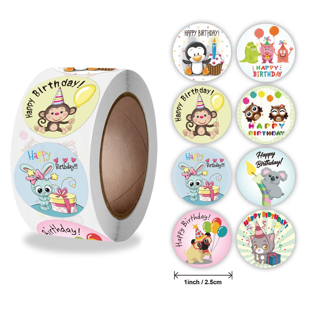 

Label stiker kartun lucu /stiker hadiah bulat inspirasional anak-anak / stiker/ stiker anak anak/ sticker (1roll isi 500 sticker)