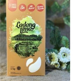 

(BISA COD) Ladang Lima - All Purpose Flour (APF) - Tepung Singkong Gluten Free Limited .