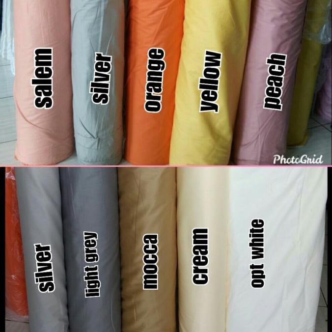 Kain Bahan Sprei Meteran Katun Jepang Polos