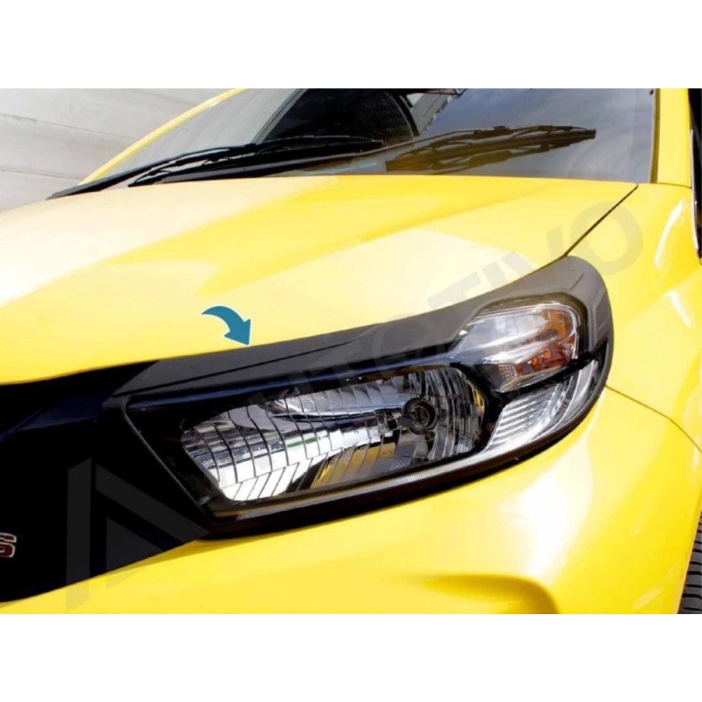 Garnish Lampu Depan / Headlamp Brio 2019 Hitam