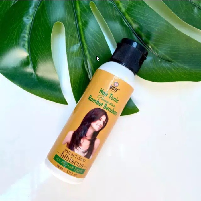 NOVE HAIR TONIC PERAWATAN RAMBUT UBAN 100ML Nove Hair Tonic Daun Perawatan Uban Penghitam Uban