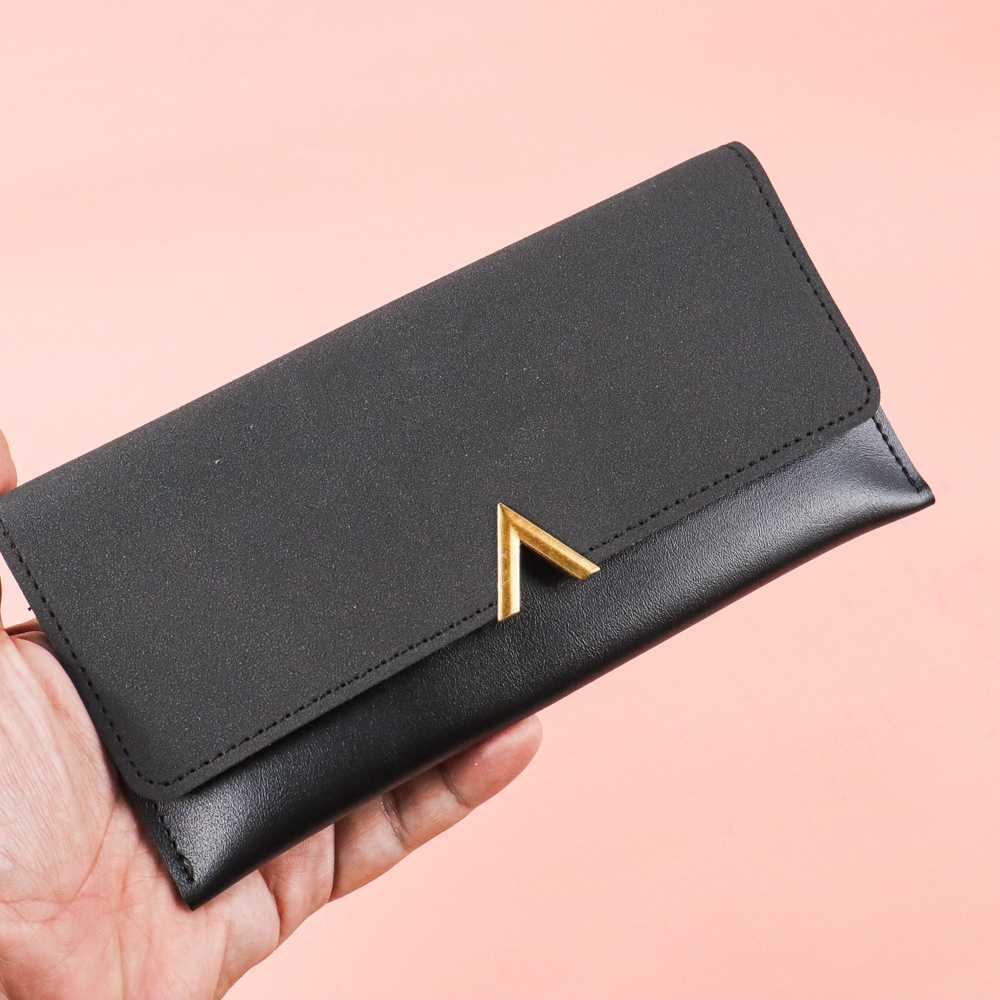 Dompet Wanita Korea Design Purse Wallet - MF991 - Black