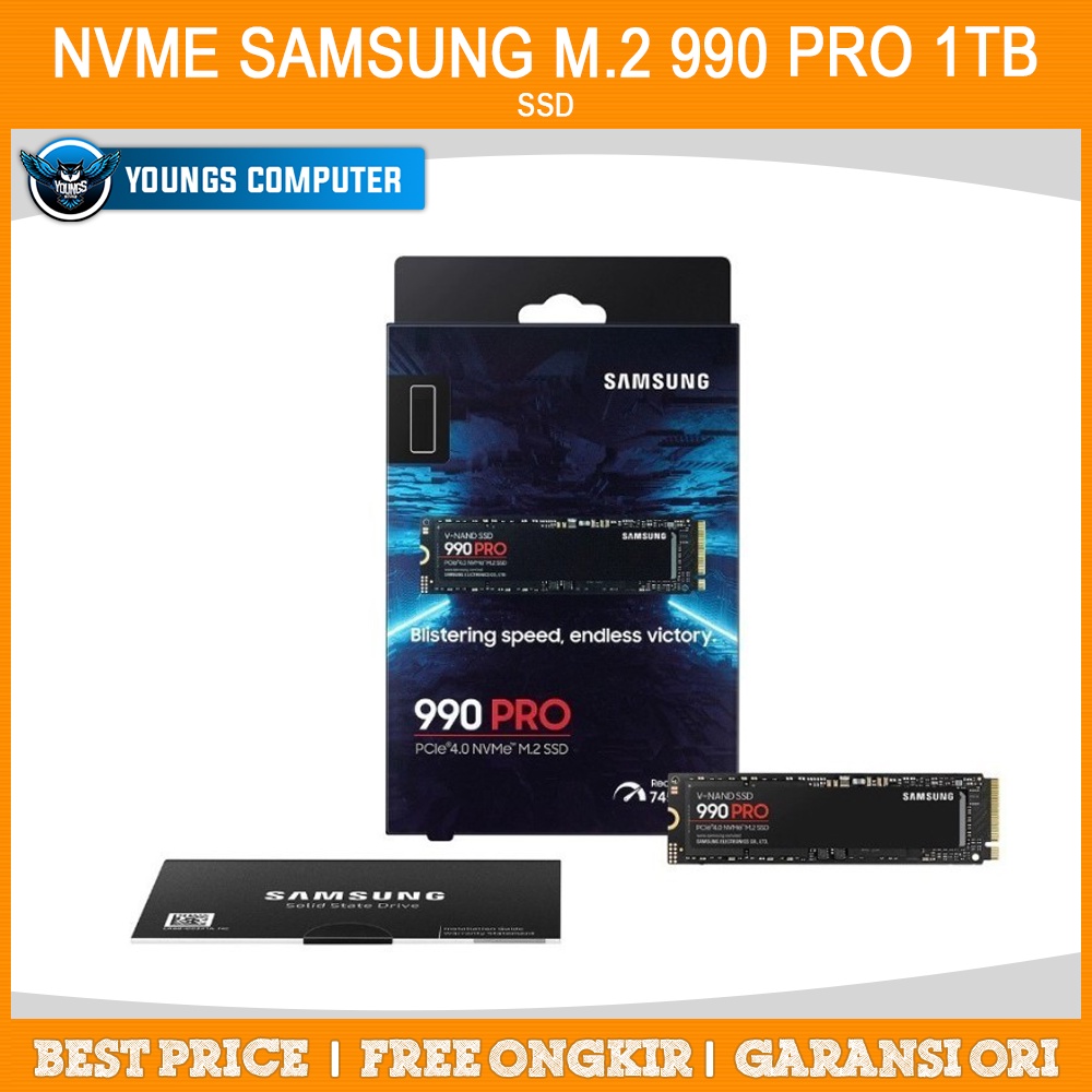 SSD Samsung 990 Pro 1TB NVMe M.2 Gen 4.0 PS5 PC Laptop Gaming BNIB