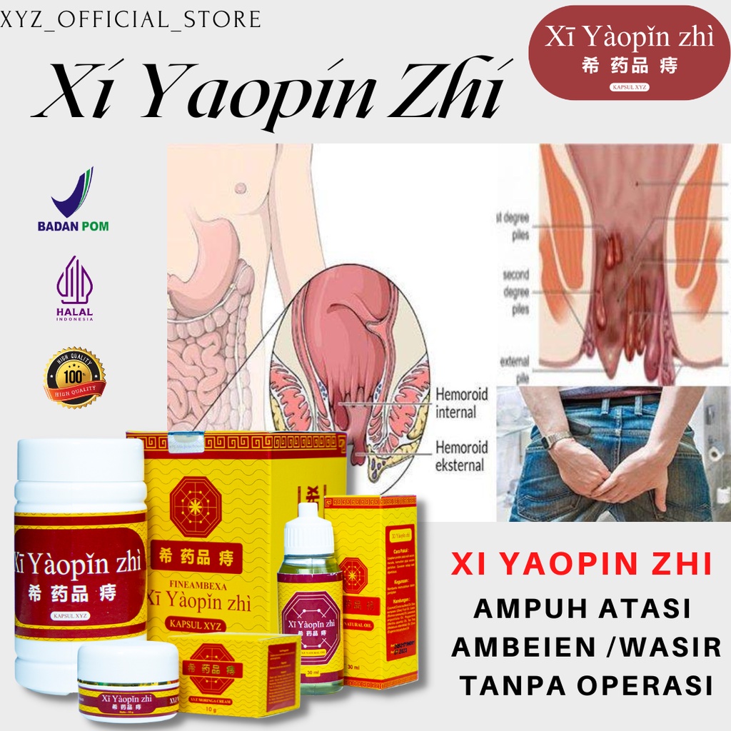 XI YAOPIN ZHI Obat Herbal Cina  untuk mengobati Wasir Ambeien, nyeri BAB berdarah
