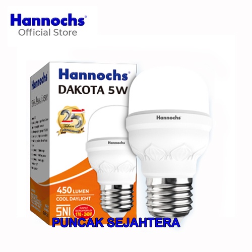 Lampu Led Hannochs Dakota bergaransi 5w 5 watt