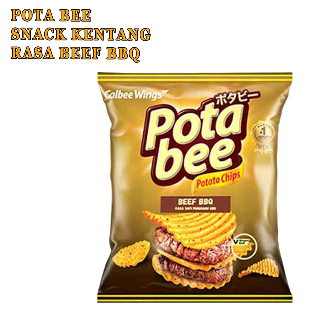 Potato Chips* Potabee Snack* Beef BQQ* 68g