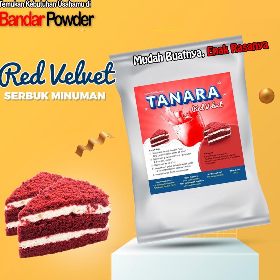 

3.3 Product HOT Bubuk Minuman Red Velvet 1kg - Serbuk Minuman Tanara - Bandar Powder Free Ongkir