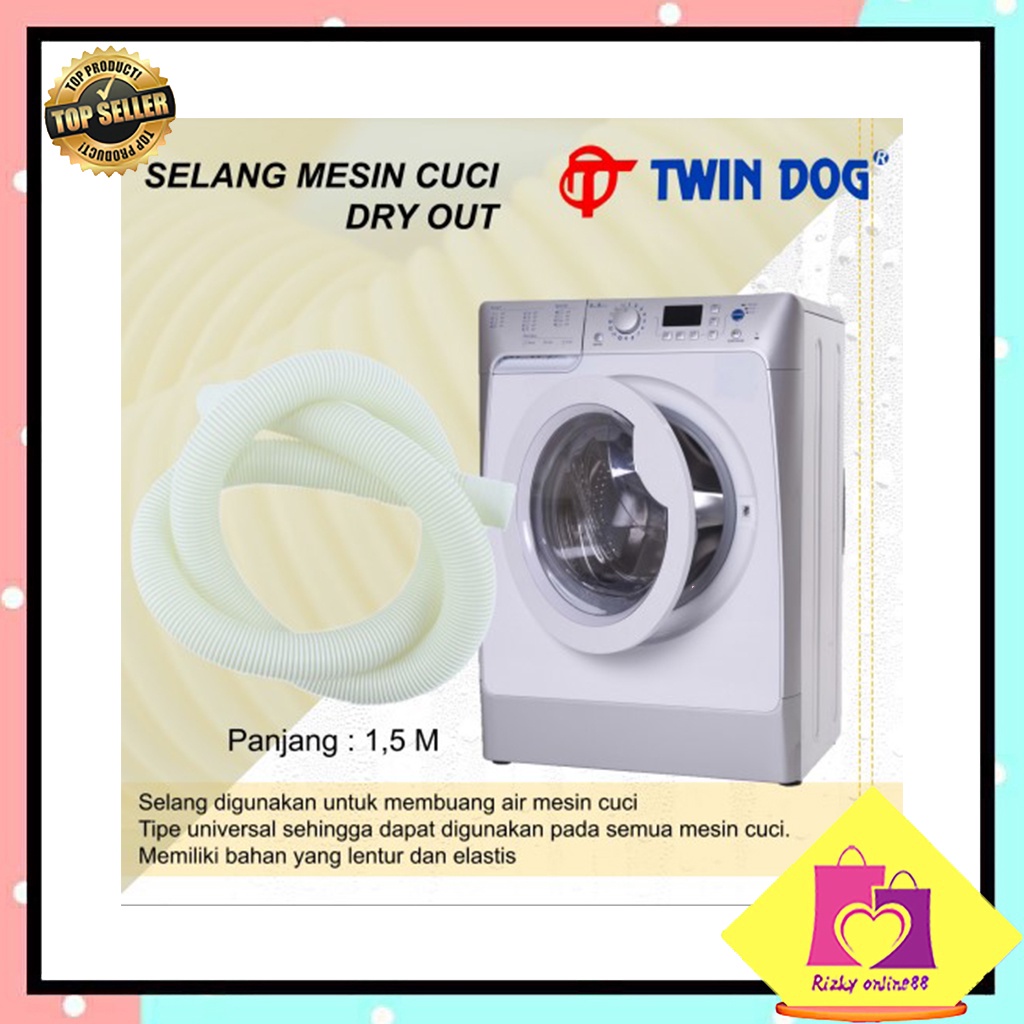 Rizkyonline88 Selang inlet serbaguna selang mesin cuci 1.5M, 2M, 3M, 5M