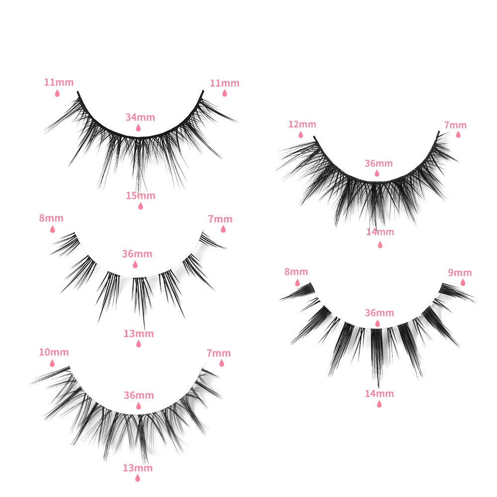 CSP128 – Magefy Bulu Mata Palsu Fake Eyelashes 4 pairs pasang