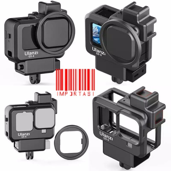 ULANZI G9-4 Gopro Hero 11 10 9 Case Vlog Frame Cage Casing Housing